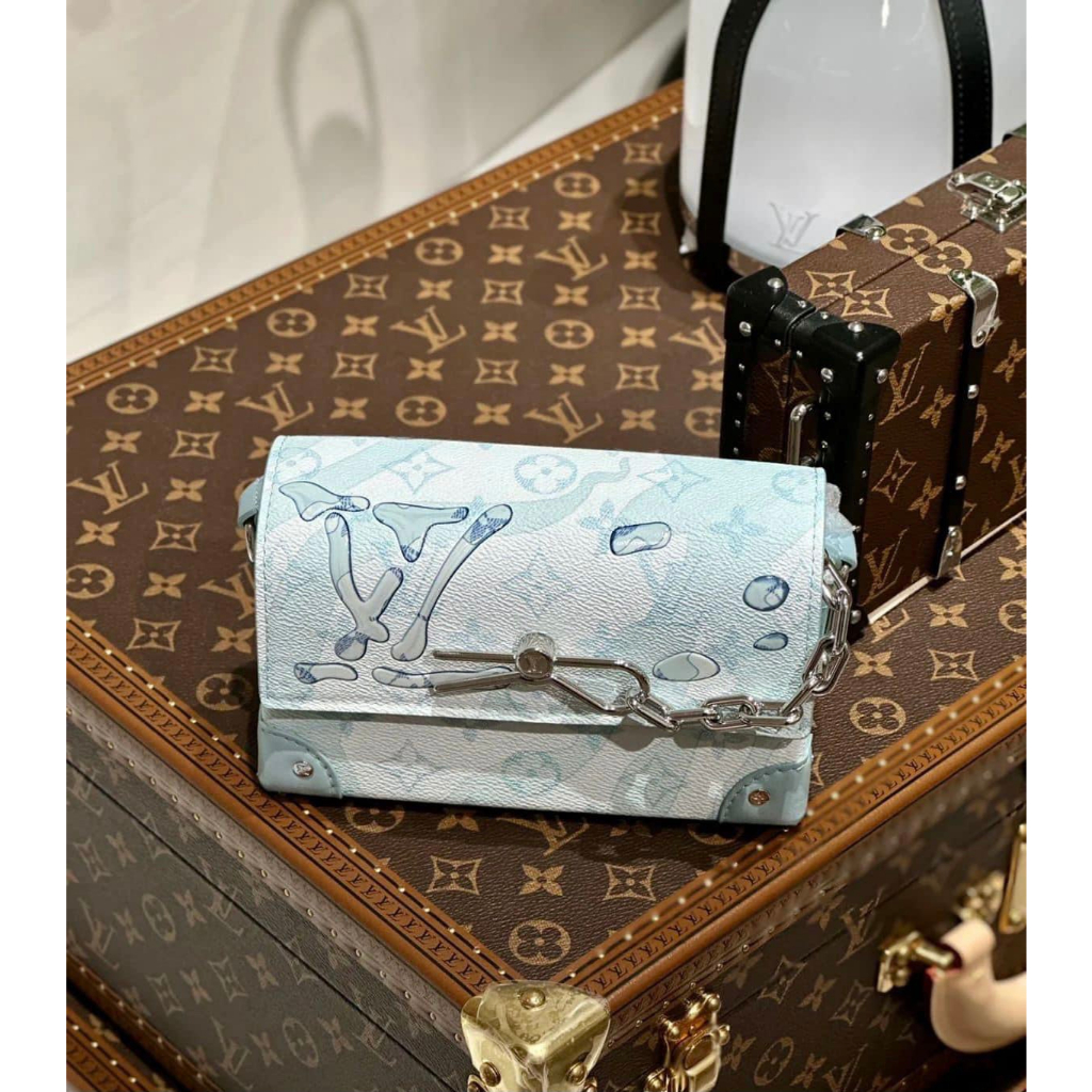 TÚI LV STREAMER MÀU XANH TAO NHÃ SZ18