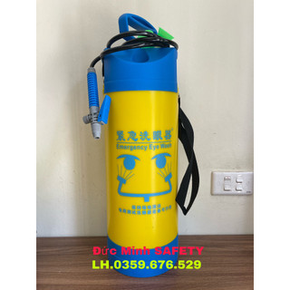 Bình rửa mắt khẩn cấp di dộng 8l,bình rửa mắt khẩn cấp 8l