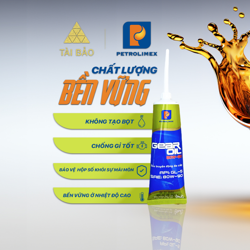 Nhớt láp Petrolimex PLC Gear Oil 80W90  - Chính hãng
