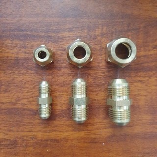 Rắc co, nối ren ống đồng phi 6, 10, 12