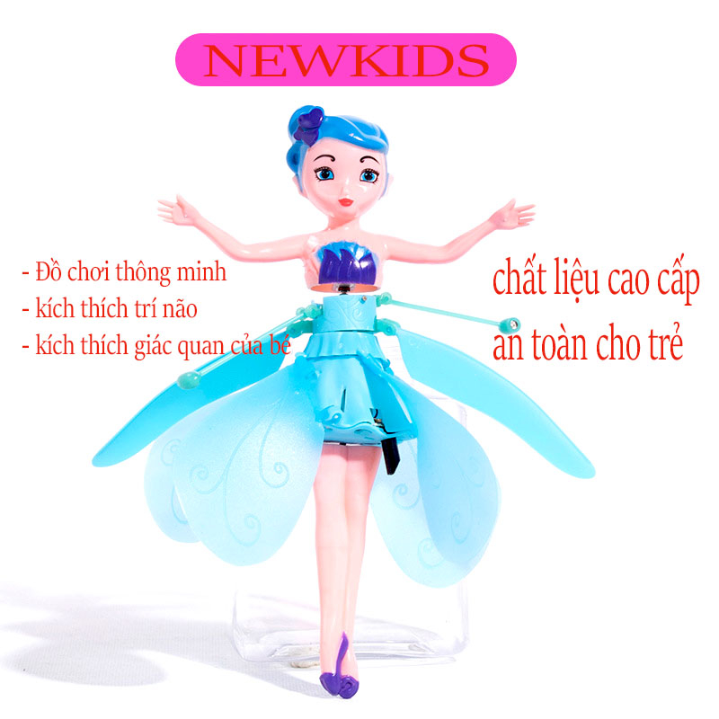 Quà tặng cho bé full túi đựng Búp Bê Bay Cảm Ứng Phát Sáng Elsa Hot, Đồ Chơi Cảm Ứng Đặt Tay Lên Là Bay