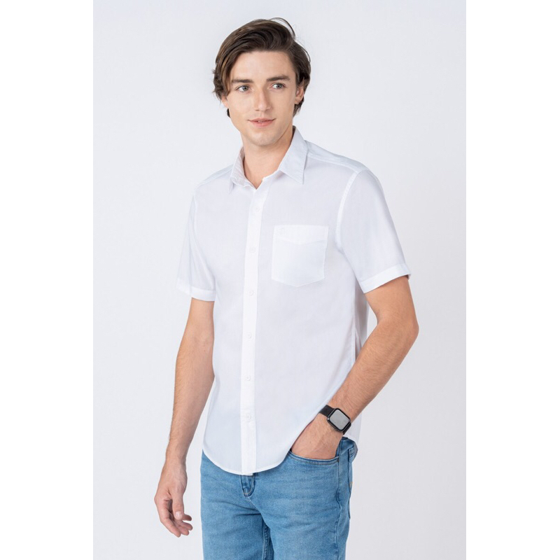 Áo Sơ Mi Tay Ngắn Form Vừa WS23SS04P-SC