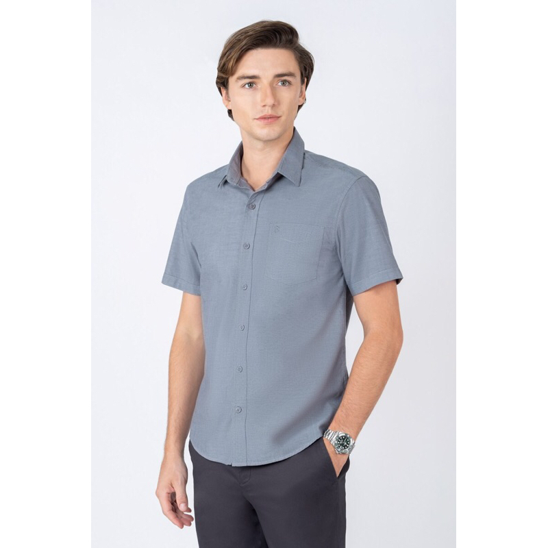 Áo Sơ Mi Tay Ngắn Form Vừa WS23SS04P-SC