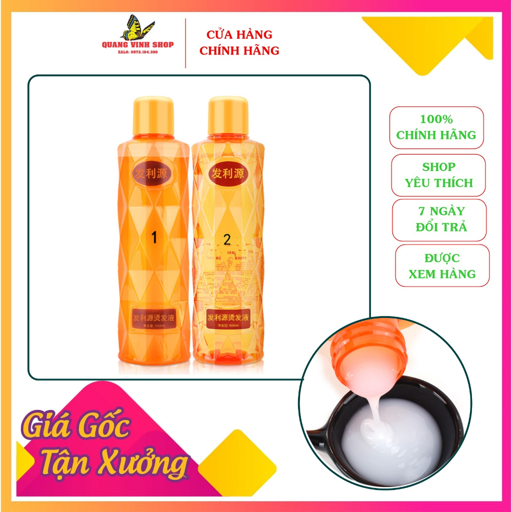 Thuốc uốn lạnh dạng gel BC [chai chiết 100ml*2 uốn + dập]