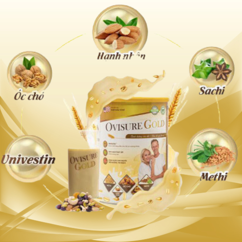 Sữa Hạt Xương Khớp Ovisure Gold Chính Hãng Hộp 650g - Giúp Xương Khớp Chắc Khoẻ, Linh Hoạt