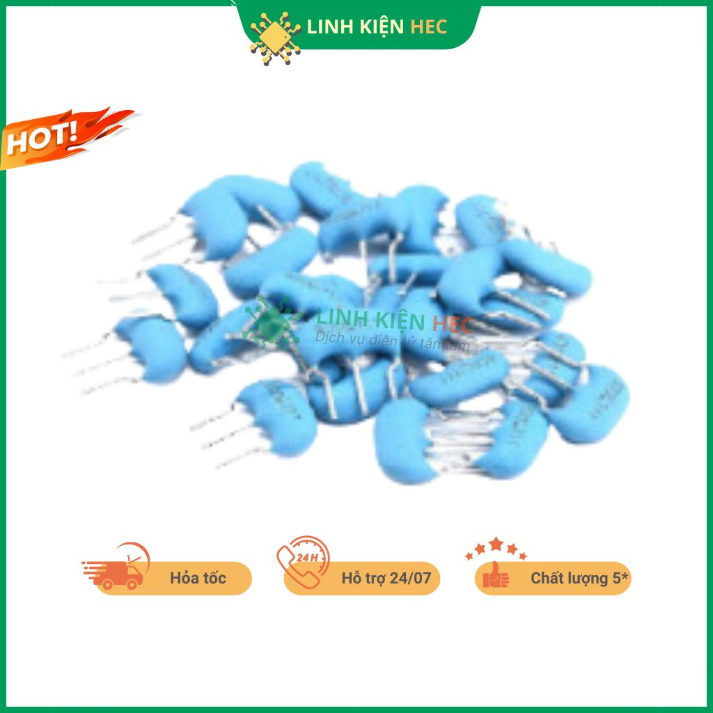Thạch anh 4mhz 5mhz 6mhz 8mhz 10mhz 12mhz 16mhz 20mhz 3 chân linh kiện hec