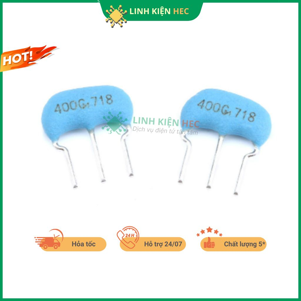 Thạch anh 4mhz 5mhz 6mhz 8mhz 10mhz 12mhz 16mhz 20mhz 3 chân linh kiện hec