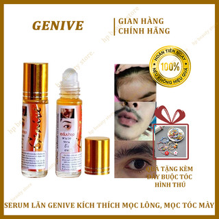 Serum lăn genive kích thích mọc lông, mọc tóc, chân mày, râu, mi chuẩn thái lan 10ml