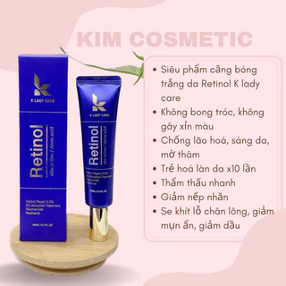 Kem Dưỡng Retinol Bakuchiol Hàn Quốc K Lady Care 30ML - Kim cosmetic