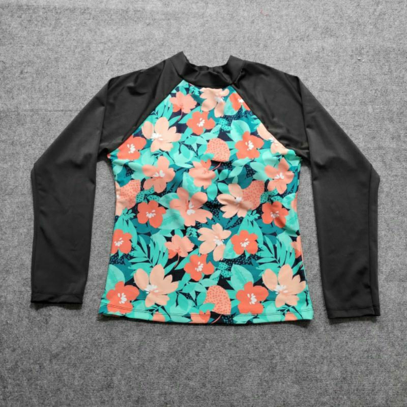 10 Mẫu áo bơi nữ tay dài sẵn lót ngực big size 65 đến 75 ký mix với các mẫu quần bơi lẻ bigsize