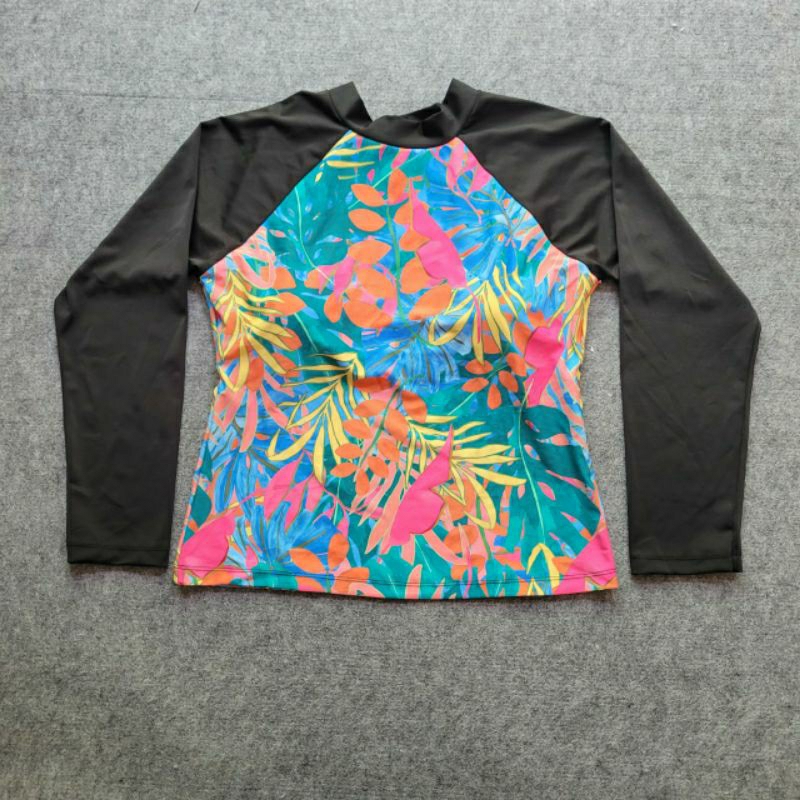 10 Mẫu áo bơi nữ tay dài sẵn lót ngực big size 65 đến 75 ký mix với các mẫu quần bơi lẻ bigsize