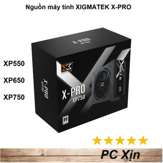 Nguồn máy tính XIGMATEK X-PRO XP550 XP650 XP750 - 80PLUS WHITE Chính hãng