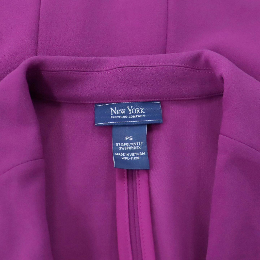 C2637- Áo khoác vest New York tay nhún cài nút kiểu