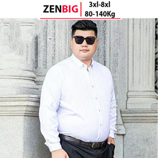 Áo sơ mi nam big size ZENBIG dành cho người mập người béo size lớn từ 4xl -8xl (từ 80-140kg)