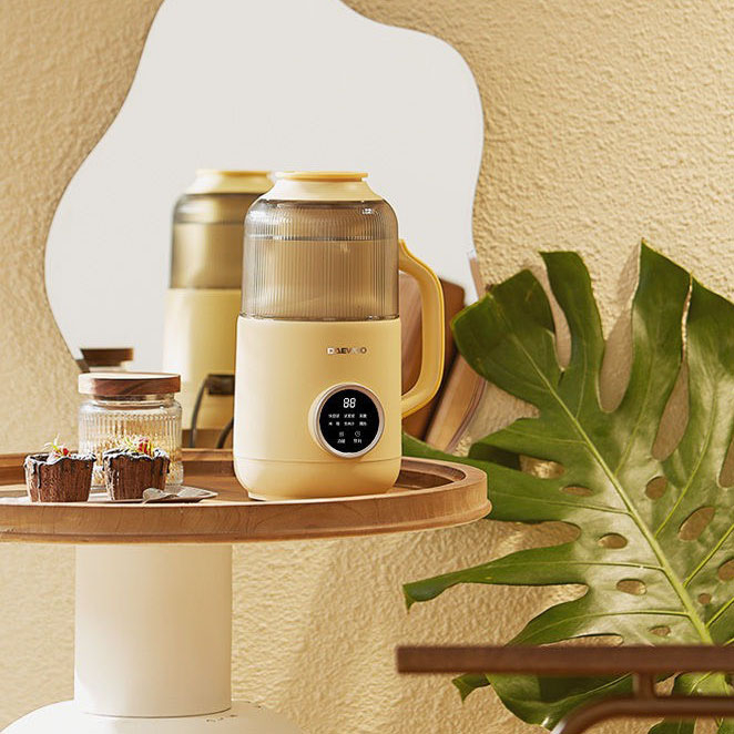 Máy xay nấu làm sữa hạt chống ồn mini DAEWOO DY-SM03 màu trắng tím vàng ,công suất 600W bảo hành 12 tháng