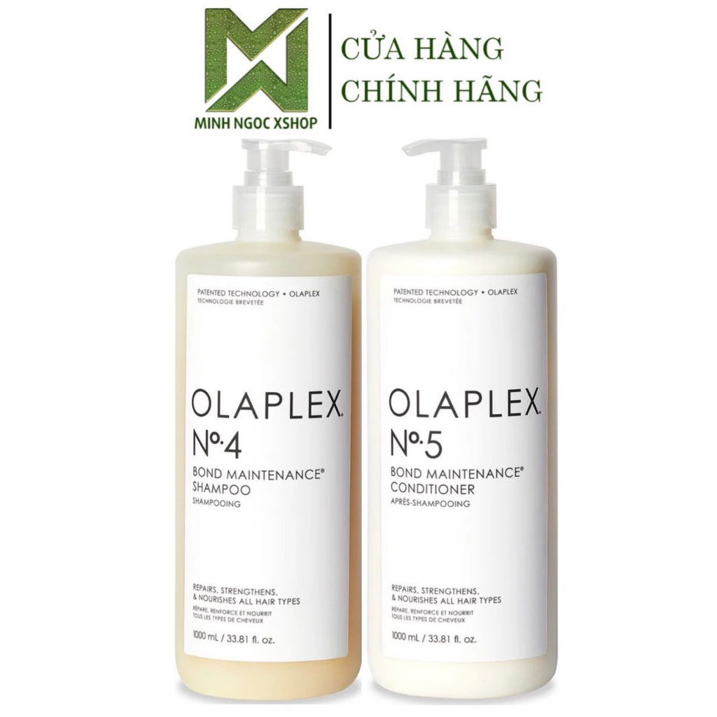 Dầu gội xả Olaplex NO4 - NO5 Bond Maintenance 1000ML