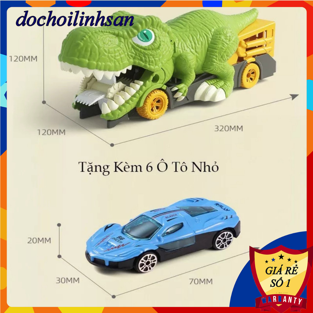 Đồ Chơi Ô Tô, Khủng Long Nuốt Xe Oto