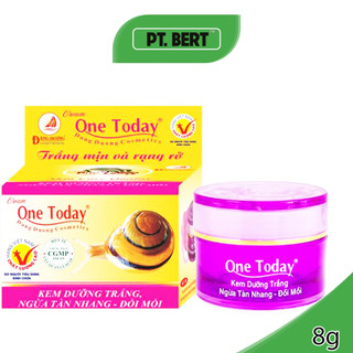 Kem dưỡng trắng, ngừa tàn nhang - đồi mồi One Today dung tích: 8g