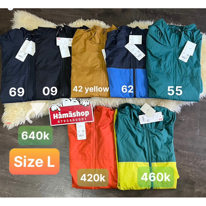 ÁO KHOÁC PARKA CHỐNG UV NAM 2023 - AUTHENTIC