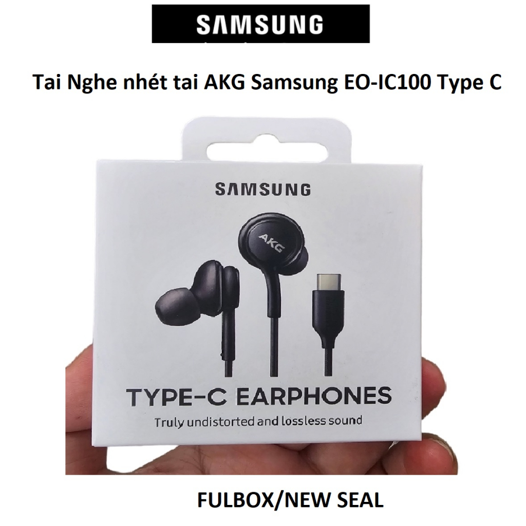 Tai nghe có dây AKG Samsung Type-C EO-IC100 - Hàng chính hãng-FULBOX