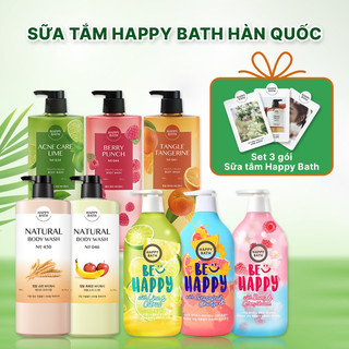 Sữa tắm Happy Bath Hàn Quốc 900g (Happy cao cấp 910G)
