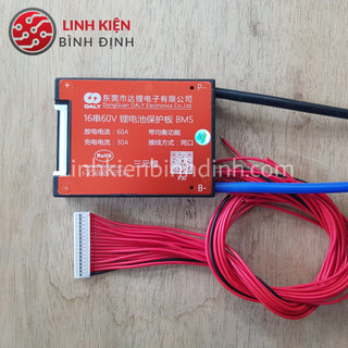 Mạch bms daly 16s 60v 60a chính hãng