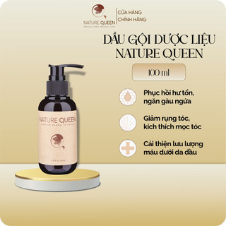 Dầu gội thảo dược cao cấp giảm rụng, kích thích mọc tóc Nature Queen Sao Thái Dương 100ml