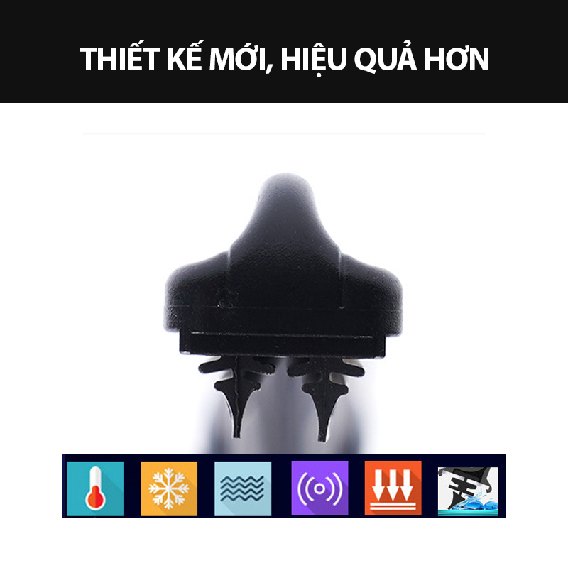 Gạt mưa ô tô lưỡi kép VTS khung mềm 2 lưỡi đa năng cho xe HYUNDAI-ELANTRA