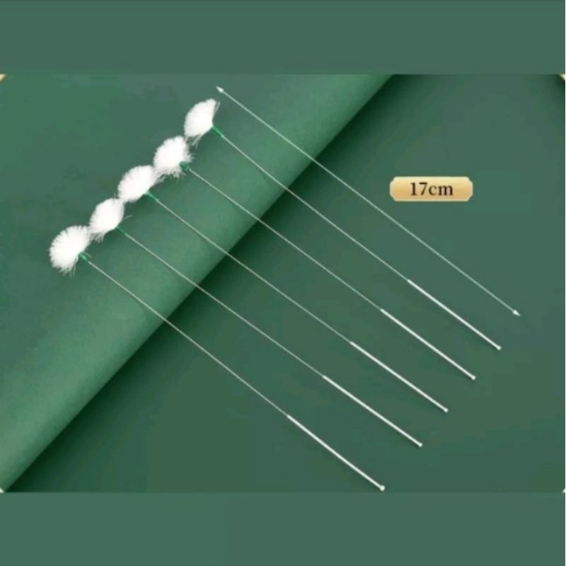Dụng cụ ráy tai lông ngỗng - thân kim loại