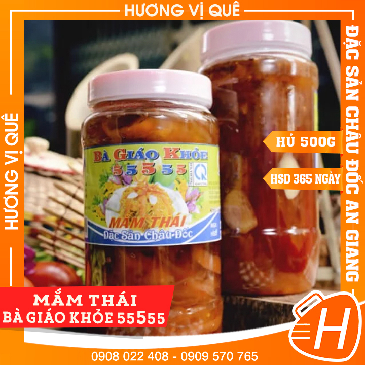 Mắm Thái Bà Giáo Khỏe - Hủ 500g - Đặc Sản Châu Đốc An Giang