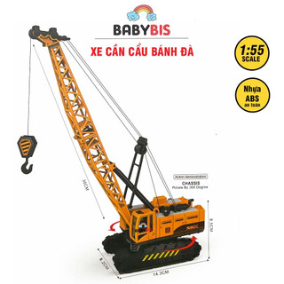 Xe cẩu mô hình cao cấp size lớn, bánh chạy đà