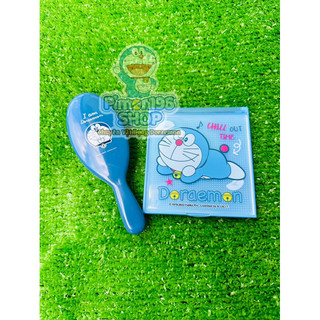 Bộ Gương Lược Cầm Tay Nhỏ Gọn Doraemon Doraemon