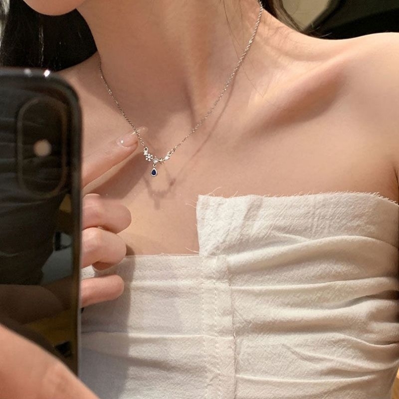 Dây Chuyền Giọt Nước Xanh - TS1751 - BCorner