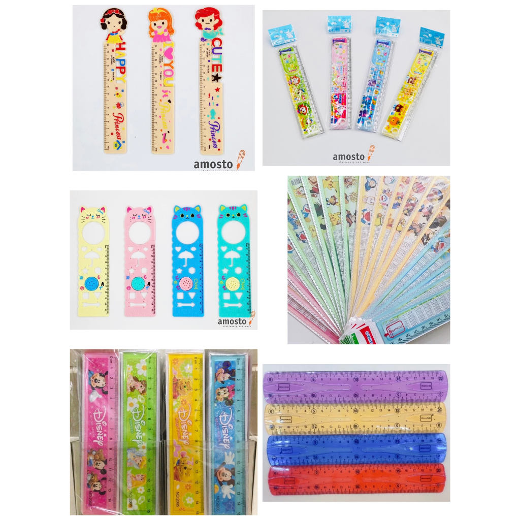 Tổng Hợp Thước Kẻ Nhiều Hình Nhiều Mẫu Mã Dễ Thương