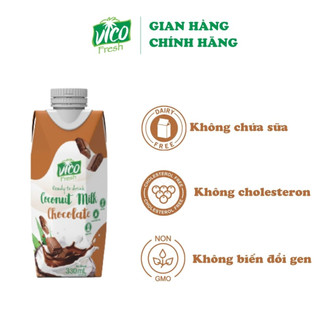 1 hộp sữa dừa vico fresh vị socola 330ml