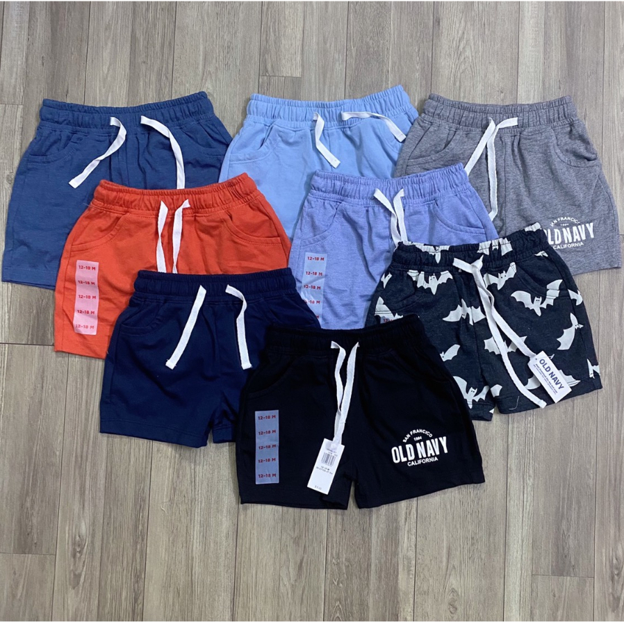 Quần short đùi bé trai Old Navy mềm mát chun co giãn tốt thích hợp cho bé đi học đi chơi