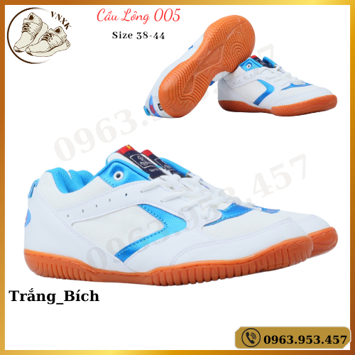 Giày cầu lông Chính Hãng Chí Phèo  giày Thái Dương mã 005 đế khâu, ôm chân, da mềm thoáng khí
