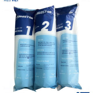 Bộ 3 lõi lọc chính hãng Karofi Purastar 123