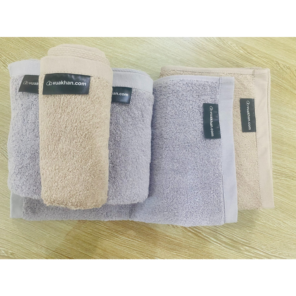Khăn mặt 34x40cm trọng lượng 90g 100% cotton cao cấp sợi chải kỹ