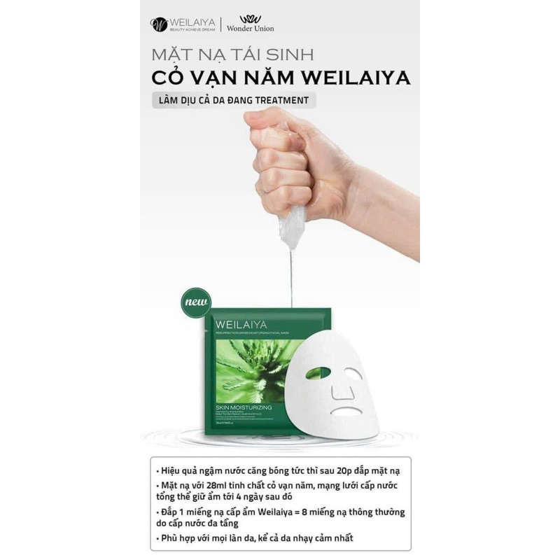 Mặt nạ weilaiya combo 5 miếng