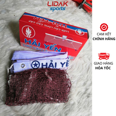 Lưới cầu lông Hải Yến 4 viền đạt tiêu chuẩn thi đấu phong trào và luyện tập ngoài trời hoặc trong nhà  - LIDAK SPORT