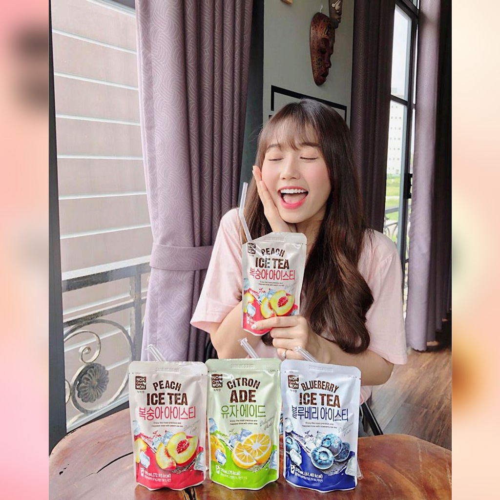 Trà Chanh Nokchawon Hàn Quốc - túi 170ml mát lạnh sảng khoái