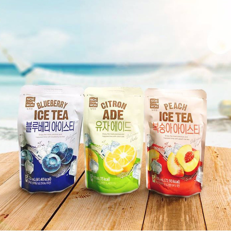 Trà Chanh Nokchawon Hàn Quốc - túi 170ml mát lạnh sảng khoái