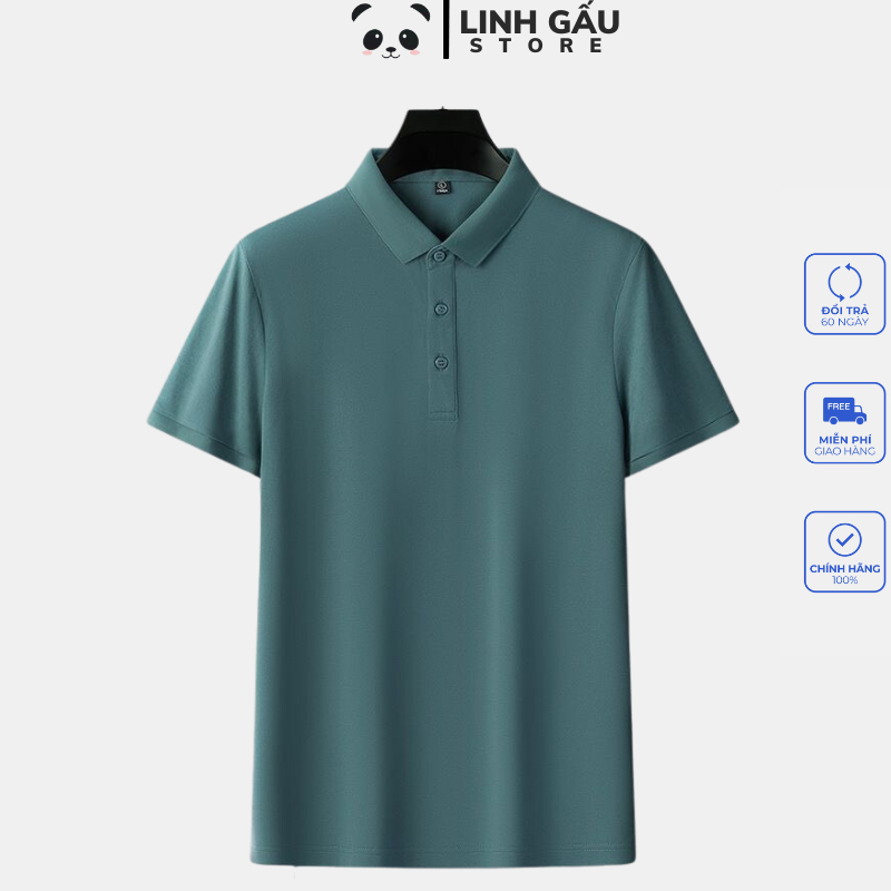 Áo Thun Polo Trơn Vải Cvc Cao Cấp, Mát Mịn Form Công Sở Trợ Giá Siêu Rẻ