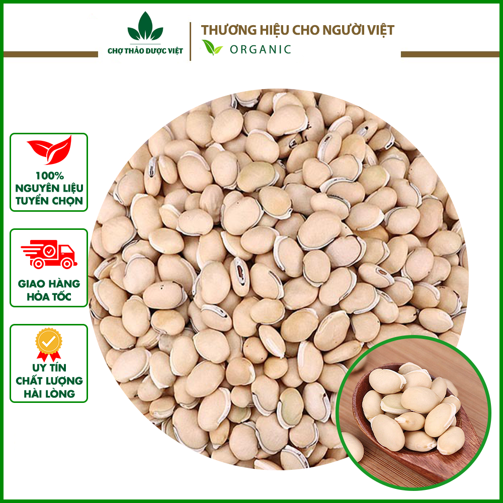 Bạch biển đậu 100g ( Đậu ván trắng khô, sạch, đẹp) - Chợ Thảo Dươc Việt