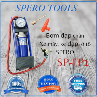 Bơm đạp chân spero, bơm hơi đạp chân, bơm xe máy, bơm xe đạp, bơm chân, bơm lốp ô tô.