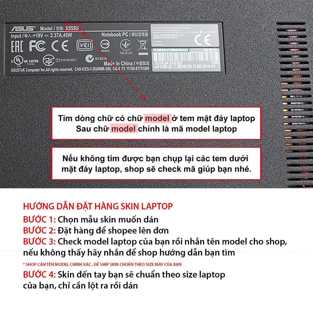 Tấm Dán Skin Laptop - Mẫu Bầu Trời Tím + Mẫu cute