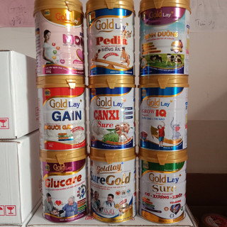Sữa bột Goldlay - canxi cho người già, tiểu đường, xương khớp - Sữa tăng chiều cao - tăng cân - Biếng ăn 900g