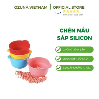Chén nấu sáp wax lông silicon chống dính chịu nhiệt độ cao dày dặn dễ vệ sinh Ozuna VIỆT NAM