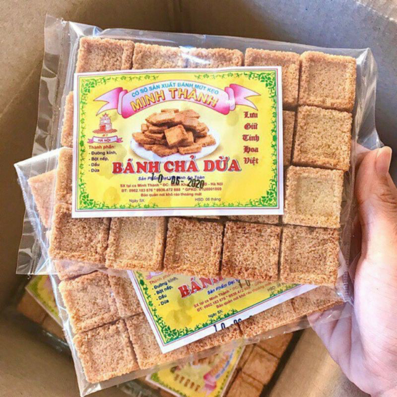 Bánh Dừa Nướng Quỳnh Trân Thơm Giòn, Bánh Dừa Nướng Quảng Nam 180g